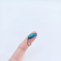 DUODUOYU 1PCS Mini Jigging Angeln Lockt 1,5g/2,5g/3,5g/5g Metall Jig Löffel Köder mit Einzel Haken Künstliche Köder Angelgerät