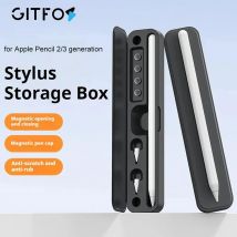 GITFOS Magnetic Absorption Pencil Box for Apple Pencil Pro/2nd/3rd Huawei Xiaomi Stylus Pen Protective Case iPad Accessories