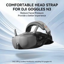 RCSTQ für DJI Neo Goggles N3 Hilfs-Stirnband für Avata 2 N3 Brillen Druckentlastung, bequemes Stirnband, Drohnenzubehör