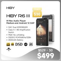 HiBy R6 Gen III / R6 Gen 3 Android12 Odtwarzacz muzyczny HiFi MP3 Bluetooth Audio USB DAC WIFI