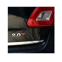 1.8T 2.0T Emblem Sticker Chrome Car Body Rear Fender Tail Badge for Golf GTI MK4 Jetta Passat Beetle A3 A4 A5 A6 TT Car Styling
