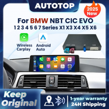 Decodificador automático inalámbrico CarPlay Android para BMW NBT CIC EVO System 1 2 3 4 5 7 Series X1 X3 X4 X5 F20 F21 F30 F31 F10 F48 F25 E84