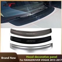 ROVCE ABS Chrome Hood Panel Cover Trim For Land Rover Range Rover Vogue L405 2013-2017 LR079943 LR079940 LR072274 Car Styling