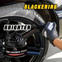 Reifenpolierwachs, schwarz glänzend, stellt Reifenglanz wieder her und verbessert das Reifenbild und verhindert das Oxidierende Risse und Altern