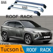 SHITURUI 2Pcs Dach Bars für Hyundai Tucson L NX4 SUV 2020-2024 Aluminium Legierung Seite Bars Kreuz Schienen dach Rack Gepäck
