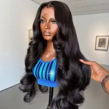 Body Wave HD Lace Front Wigs Pre Plucked Loose Wave 200% Density 13x4 HD Lace Frontal Wig Human Hair Wigs for woman