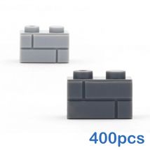 400 pz FAI DA TE Building Blocks Figure Da Parete Mattoni 1x2 Punti Giocattoli Educativi Creativi per I Bambini Formato Compatibile Con 98283