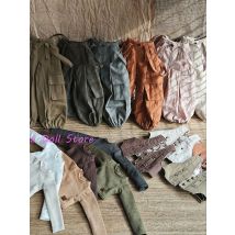 2026 Dula Handmade Doll Clothes Work pants long sleeved T-shirt vest Landazz Blythe ob24 ob22 ob11 Azone 1/6  Doll