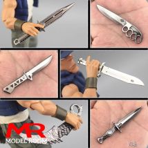 1/12-1/6 Scale Soldier Poniard Short Sword Model Scene Accessories Props Fit 6''-12'' Male Female Action Figure Body Doll