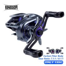 Kingdom Baitcasting mulinello da pesca 135g Ultra Light Spool Bait 7.1:1 8.1:1 4kg Micro Monster Shallow Spool Light Game Coil