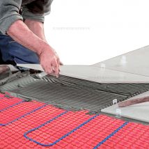 220v 20 w/m Doppel leiter Fußboden heizung Kabel Draht Kit gerollt zufällige Farbe für Badezimmer fliesen Laminat Stein Zement boden