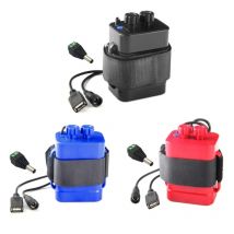 12V wasserdichte Batterie für Case Box mit USB-Schnittstelle, unterstützt 6x 18650 Batterie Dropsale