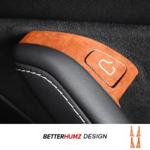 Per Tesla Modello 3 Modello Y 2018-2022 Realizzato in Alcantara Interni Auto Porta Interruttore di Blocco Pulsante Trim Proteggi Adesivo Tuning Accessorio