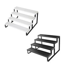 4 Tier Riser Display Stand Iron Perfume Rack for Makeup Collectibles Jewelry