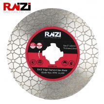 Raizi 125mm x-lock diamentowa tarcza tnąca do porcelana płytkowa ceramiczny marmur trójkąt dwustronna ściernica do cięcia płytek