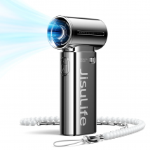 JISULIFE Ventilatore turbo portatile portatile Life 9 Placca più Ventilatore alla moda con vento forte ad alte prestazioni da 5000 mAh