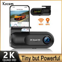 2K 2560*1440P Dash Cam WIFI GPS Auto DVR Macchina Fotografica Video Drive Registratore Dashcam Registrar Scatola Nera 24 Ore di Monitoraggio Visione Notturna