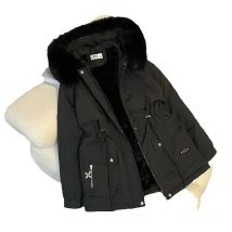 Winter Parkas Jacket Women 2025 New Fashion Korean Loose Hooded Thick Warm Casual Cotton Padded Coat Female Overcoat Casual Tops