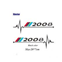 2X Car Body Sticker For Peugeot 2008 3008 208 308 106 107 108 206 207 208 306 307 508