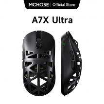 MCHOSE A7X Ultra Magnesium Alloy Wireless Gaming Mouse PAW3950 TI Sensor Omron Optical 8000Hz Ultra-High Polling Rate Macros
