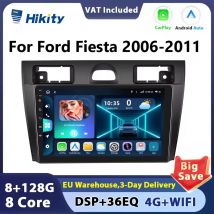 Hikity 2 din Android autoradio lettore multimediale Stereo per Ford Fiesta Mk5 2002-2008 Carplay autoradio GPS unità principale Radio FM