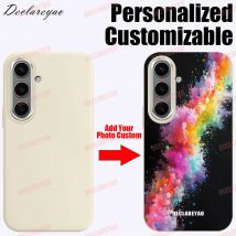 Personalisierte anpassbare DIY Fotos Coque für Samsung Galaxy A73 A10S M01S A51 A22 A23 A05 A24 A20S A02 A03 A03S Hüllen Abdeckungen