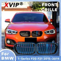 Xvip glänzend mattschwarz m-Farbe Auto Frontgrill Mitte Nieren gitter Facelift Ersatz 3d 4d für BMW 1er F20 F21 2015-19