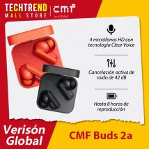 Versione globale CMF Buds 2a Auricolari Driver da 12,4 mm Cancellazione attiva del rumore ANC 42 dB Microfoni 4HD IP54 Bluetooth 5.4 Auricolari
