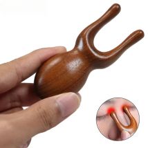1Pcs Gesicht Kopfhaut Gua Sha Massagegerät Nase Shaper Natürliche Gesichts Holz Sandelholz Breite Zahn Kämme Massage Werkzeug für Guasha Schaben