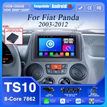Auto-Radio für Fiat Panda 2003-2012 mit Android 16, Kabelloses Carplay, Multimedia-Videoplayer, Navigation und GPS