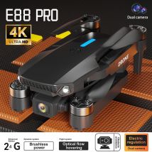 E88 Pro Bezszczotkowy dron z kamerą RC Drone 4K Profesjonalna kamera HD Składany dron Helikopter WIFI Fotografia lotnicza Zabawki dla chłopców