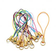 20/50Pcs Lanyard Lariat Strap Cords Lobster Clasp Rope Keychain Hooks Mobile Set Charms Keyring Pendant Key Ring Accessories