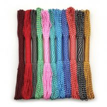 Diametro 2mm 100 metri DeepRed Corda Paracadute Cordino Corda Arrampicata Campeggio Attrezzatura di Sopravvivenza Paracord Bracciale