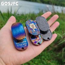 FZ F2 Cat Push Slider Metal Fidget Stress Relief Toys Metal Fidget Toy EDC Acessories