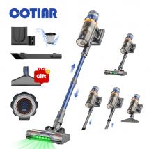 COTIAR S25 Akku-Staubsauger, 650 W, 60 kPa, starke Saugkraft, 70 Minuten Laufzeit, tragbares Haushaltsgerät, tragbar, abnehmbarer Akku