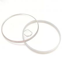 21.3mm-32.7mm Flat Watch Double layer slotted plane calendar Sapphire Waterproof ring 1.5mm-2mm thick