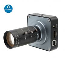 38MP 60FPS HDMI Industrial Camera with 1/3" CS Mount F1.6 6-60mm Manual Iris Lens for Video Live Broadcasting Streaming Webcams