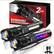 Hoch leistungs xhp50 LED Taschenlampen starke taktische Taschenlampe mit Stift clip 6 Modi wiederauf ladbare Camping Angeln Notfall Zoom Laterne