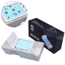 Modell Wasseraufkleber Aufkleber Feuchtigkeitsspendende Box mit Aufkleber Pinzette Modell Handwerk Hobby DIY Werkzeug Wasserrutsche Aufkleber Aufkleber betriebene Box
