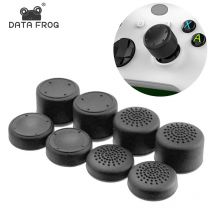 DATA FROG 8 sztuk kontroler silikonowy analogowy uchwyt na kciuk nakładka na uchwyt dla Xbox