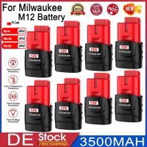 Akumulator 3.5Ah jako zamiennik do Milwaukee M12, do wkrętarek akumulatorowych Milwaukee 12V, elektronarzędzi, numery katalogowe 48-11-2430, 48-11-2411, 48-11-2401