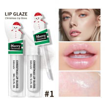 Lipgloss, feuchtigkeitsspendend, langlebig, Lipgloss, feuchtigkeitsspendender Lippenbalsam, Lipgloss-Gelee, Weihnachtstönung für Lippen, Geschenk für Frauen