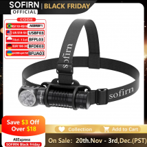 SOFIRN HS41 Lampada frontale 4000lm 21700 USB C ricaricabile con indicatore LED SST20 con torcia magnetica