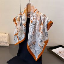 70*70cm Luxus Quadrat Schal Für Frauen Weiche Fleck Neck Schal Schal Warp Elegante Halstuch Bandanas Mode Druck hijab