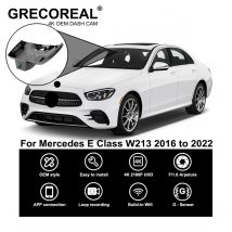 GRECOREAL 4K Dash Cam Front and Rear 2160P WiFi Car Dual Dashcam Plug Play Compatible with Mercedes Benz E Class W213 E-Class