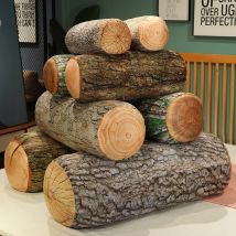 Kreative 50-90cm 3d Simulation Holz stumpf Kissen Plüsch tier großen Baum Kissen Kissen Kissen Geburtstags geschenk Nacken kissen neu