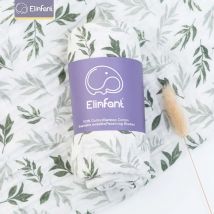 Elinfant 100% bawełna 120*110cm 2 warstwy noworodka ręcznik kąpielowy dla dziecka Wrap muślinowe