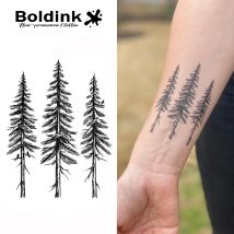 Evergreen Serenity Boldink Temporäres Tattoo, Letzt bis 15 Tage, neue Technologie, magischer, wasserfester, semi-permanenter Aufkleber.
