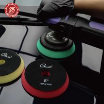 1 Stück 5 Zoll Schwamm Polierpads Schaum Polierpads Kit 6 Zoll Schleifscheibenräder für Auto Puffer Polierer Polieren Wachsen