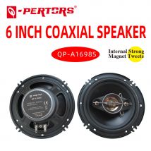 Q-PERTORS Ein Paar 4-Wege-Koaxial-Autolautsprecher 550 W, max. 55 W, RMS, 6 Zoll Durchmesser, hohe Leistung, Klangqualität, 4 Ohm Impedanz